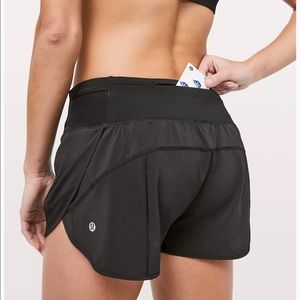 Lululemon running shorts mesh over miles